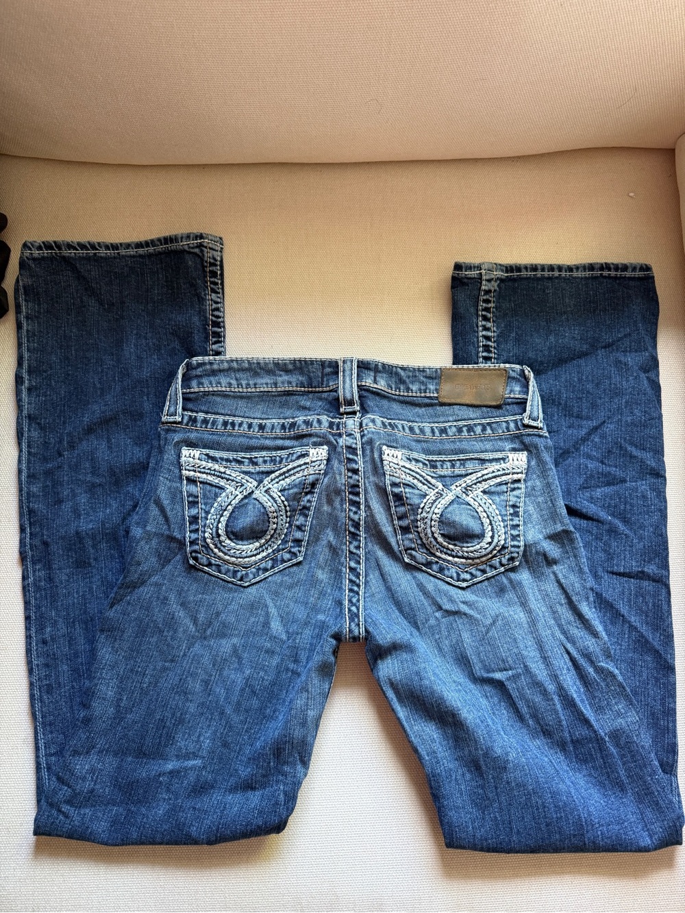 Big Star Women's Boot Cut Jeans in Medium Blue